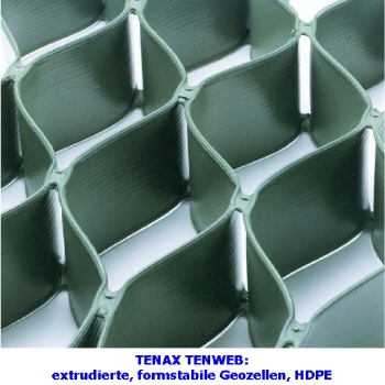 TENAX EXAGON Kunststoffgitter mit sechseckigen Maschen